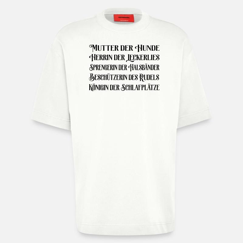 Mutter der Hunde - Heavyweight T-Shirt - made by SPREAD  - OFF WHITE