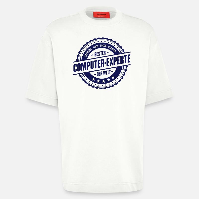 Bester Computer-Experte - Heavyweight T-Shirt - made by SPREAD  - OFF WHITE
