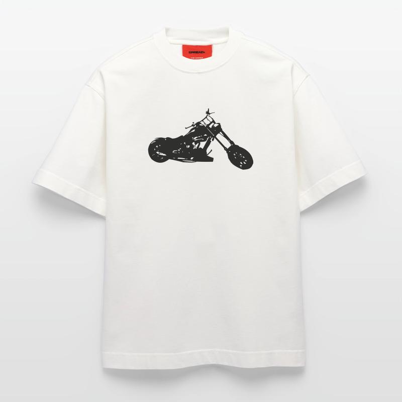 chopper T-shirt bio épais oversize fabriqué en UE