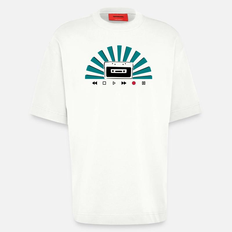 Kassette - Heavyweight T-Shirt - made by SPREAD - OFF WHITE
