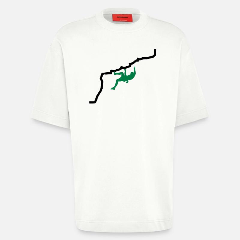 Klettern - Heavyweight T-Shirt - made by SPREAD  - OFF WHITE