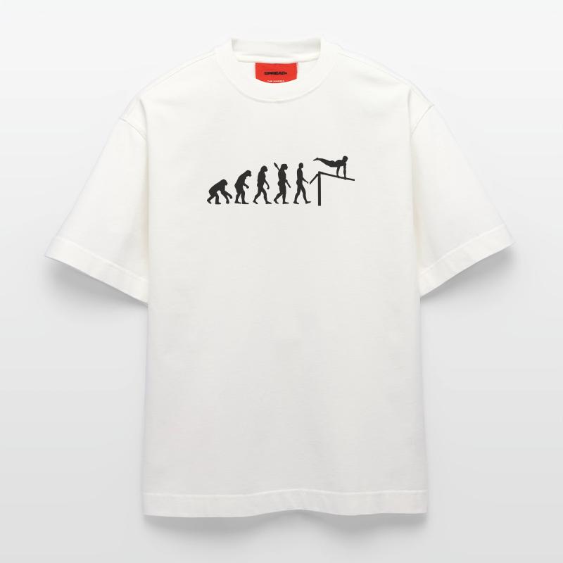 Évolution Gymnastique T-shirt bio épais oversize fabriqué en UE