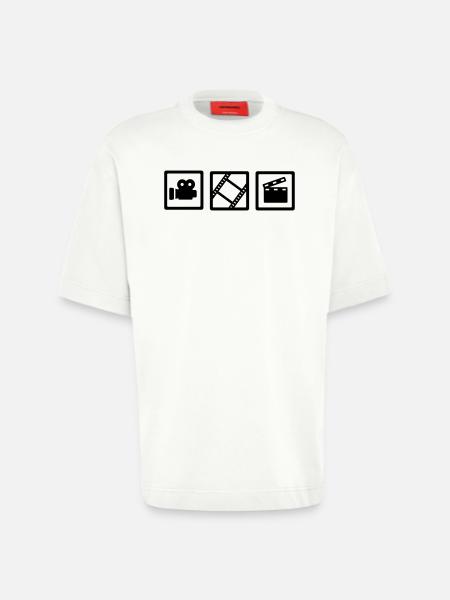 Film - Heavyweight T-Shirt - made by SPREAD  - OFF WHITE