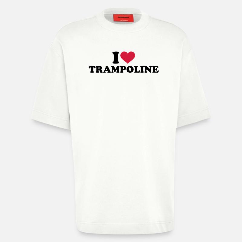 Trampolin - Heavyweight T-Shirt - made by SPREAD  - OFF WHITE