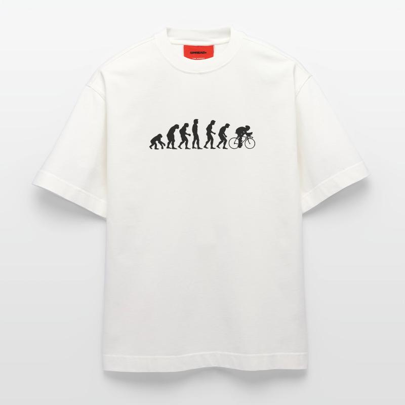 fahrrad_evolution Heavyweight T-Shirt - made by SPREAD 