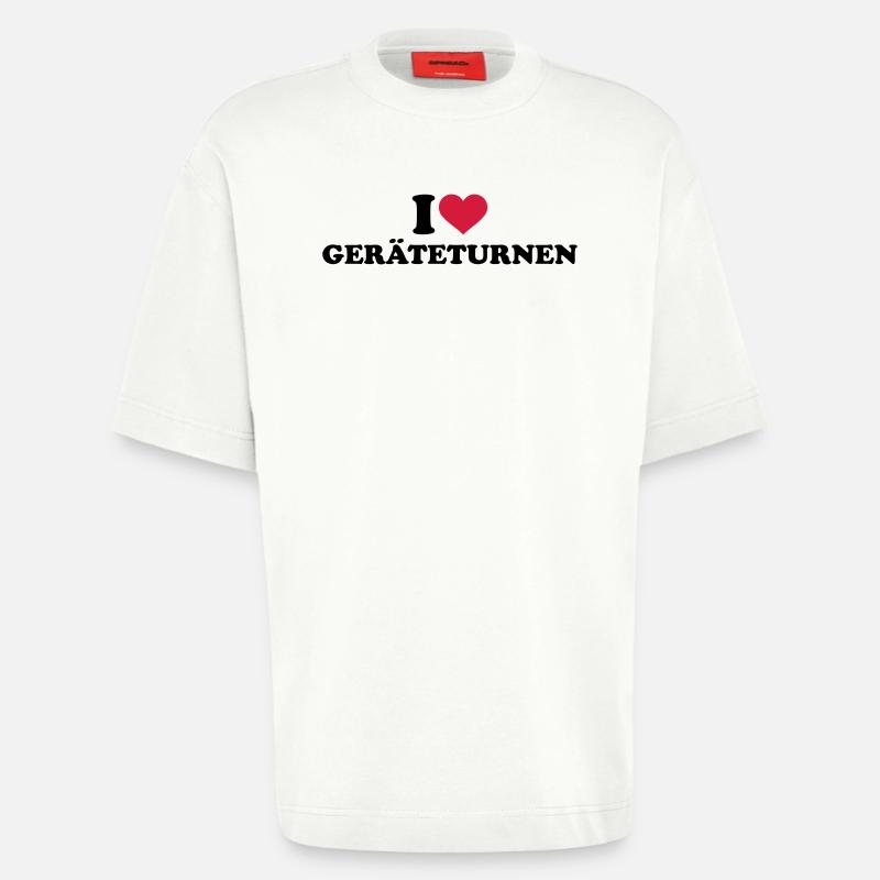 Geräteturnen - Heavyweight T-Shirt - made by SPREAD  - OFF WHITE