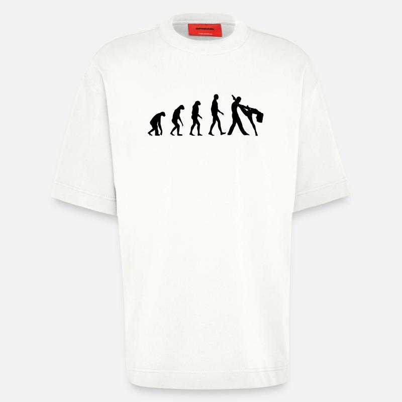 Evolution Dance - Heavyweight T-Shirt - made by SPREAD  - OFF WHITE