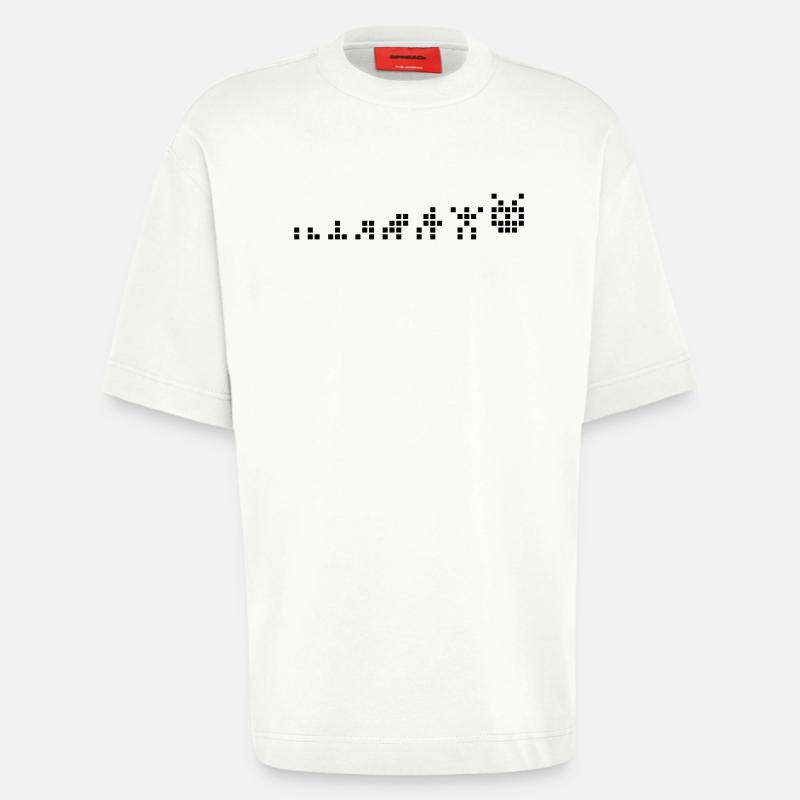 Pixel Evolution - Heavyweight T-Shirt - made by SPREAD  - OFF WHITE