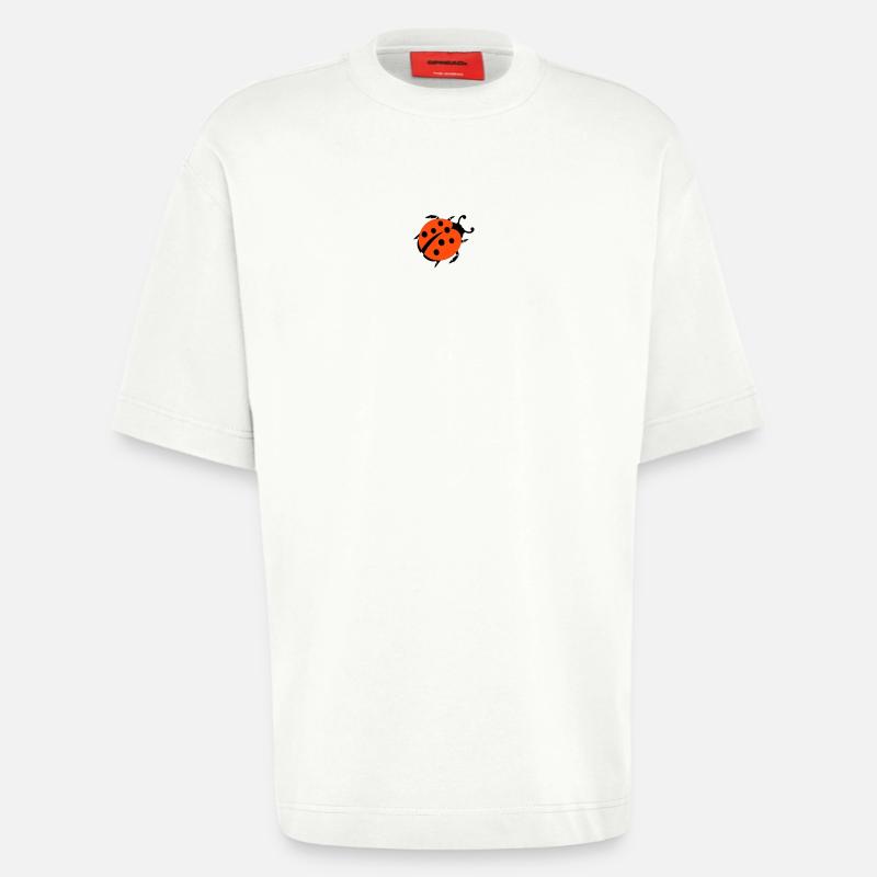 ladybug - marienkaefer - Heavyweight T-Shirt - made by SPREAD  - OFF WHITE