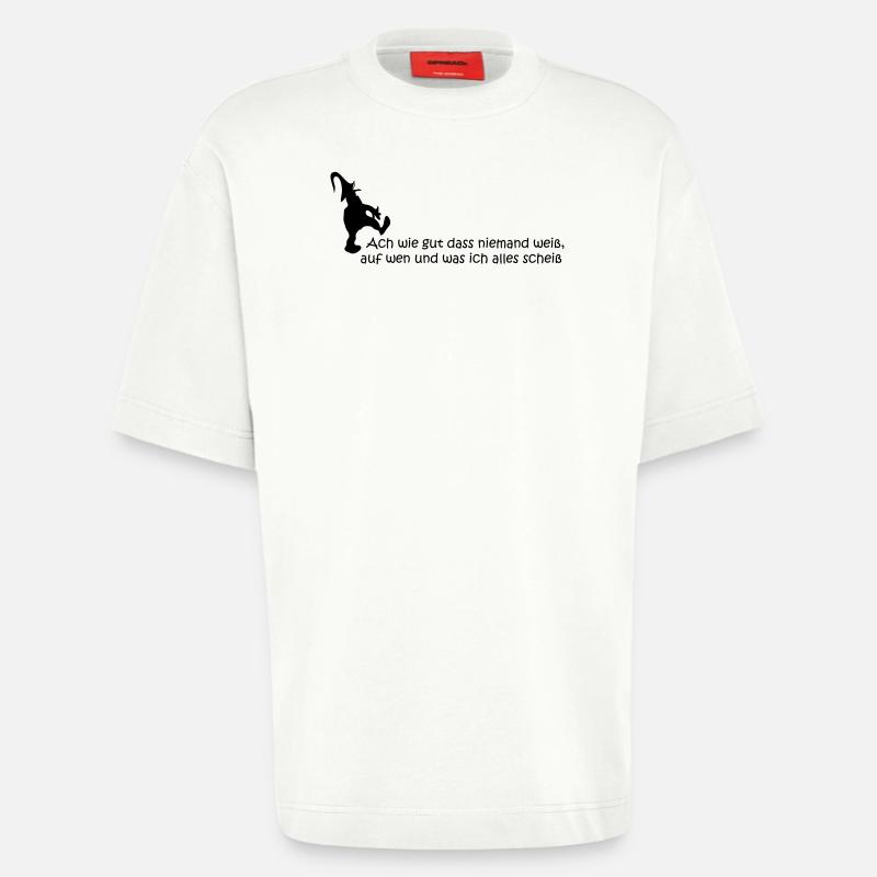 achwiegut - Heavyweight T-Shirt - made by SPREAD  - OFF WHITE