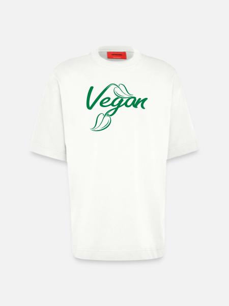 Vegan - Heavyweight T-Shirt - made by SPREAD  - OFF WHITE