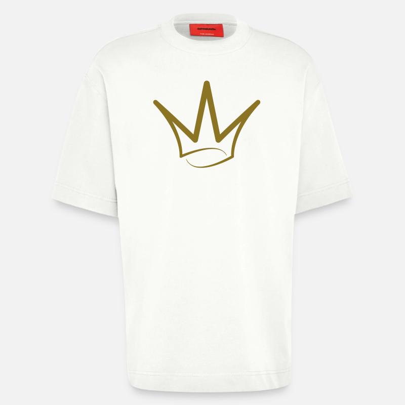 Krone - Heavyweight T-Shirt - made by SPREAD - OFF WHITE