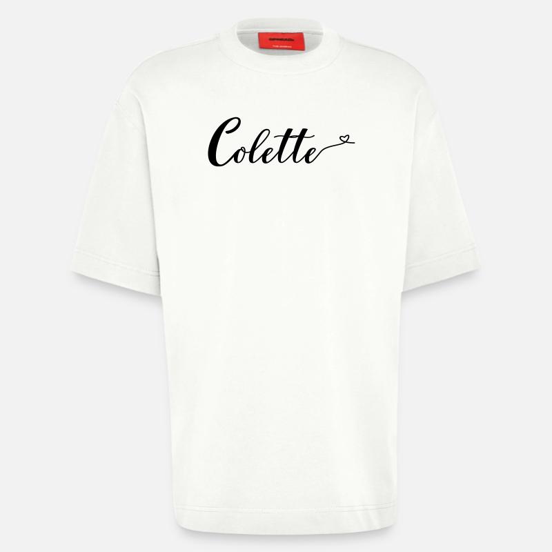 colette - Heavyweight T-Shirt - made by SPREAD  - OFF WHITE
