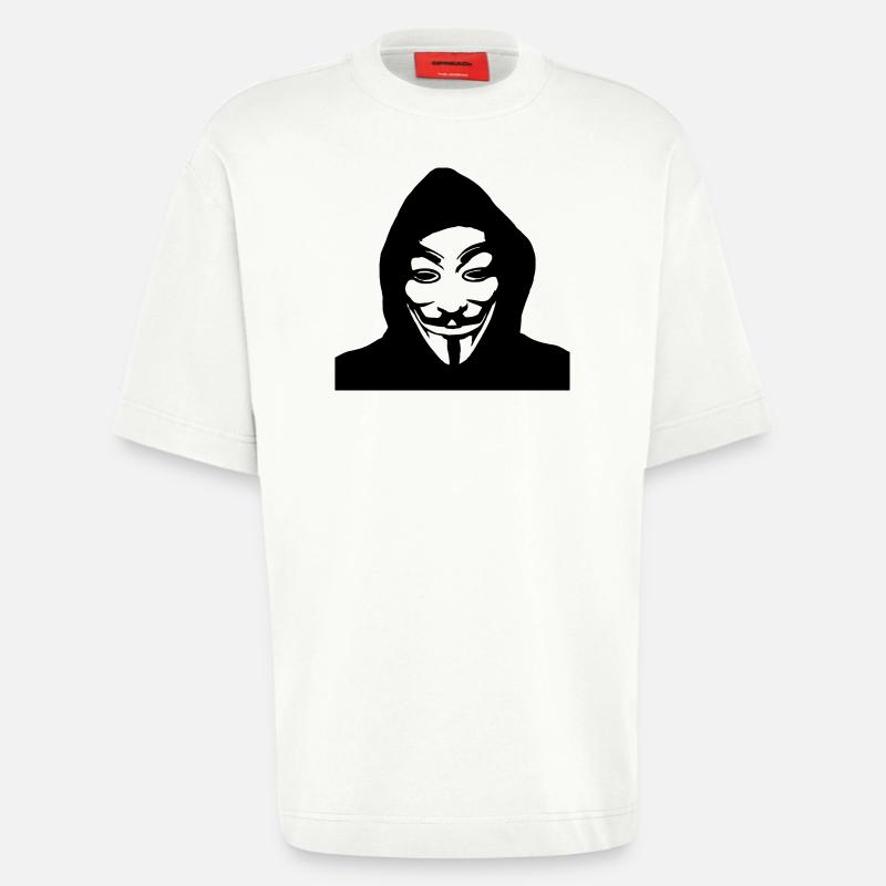 ANONYMOUS - Heavyweight T-Shirt - made by SPREAD  - OFF WHITE