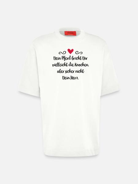 Pferd - Heavyweight T-Shirt - made by SPREAD - OFF WHITE