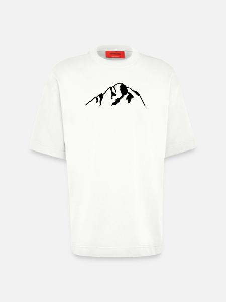 Mont Blanc - Heavyweight T-Shirt - made by SPREAD - OFF WHITE