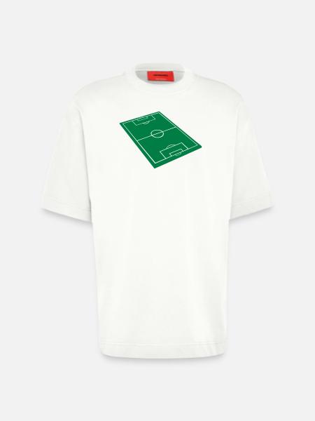 Playfield - Heavyweight T-Shirt - made by SPREAD  - OFF WHITE
