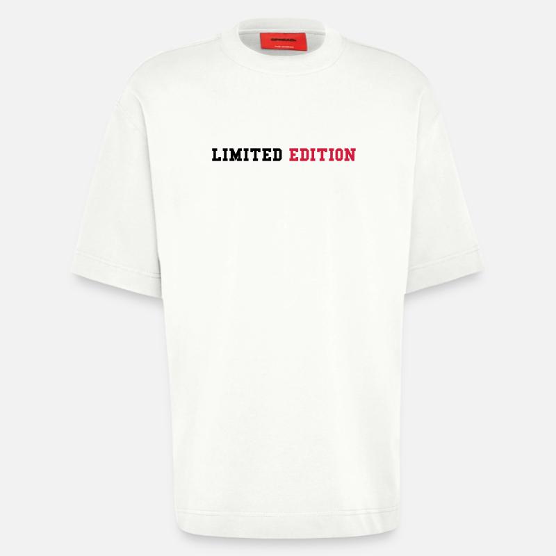 Édition limitée 2 - T-shirt bio épais oversize fabriqué en UE - OFF WHITE
