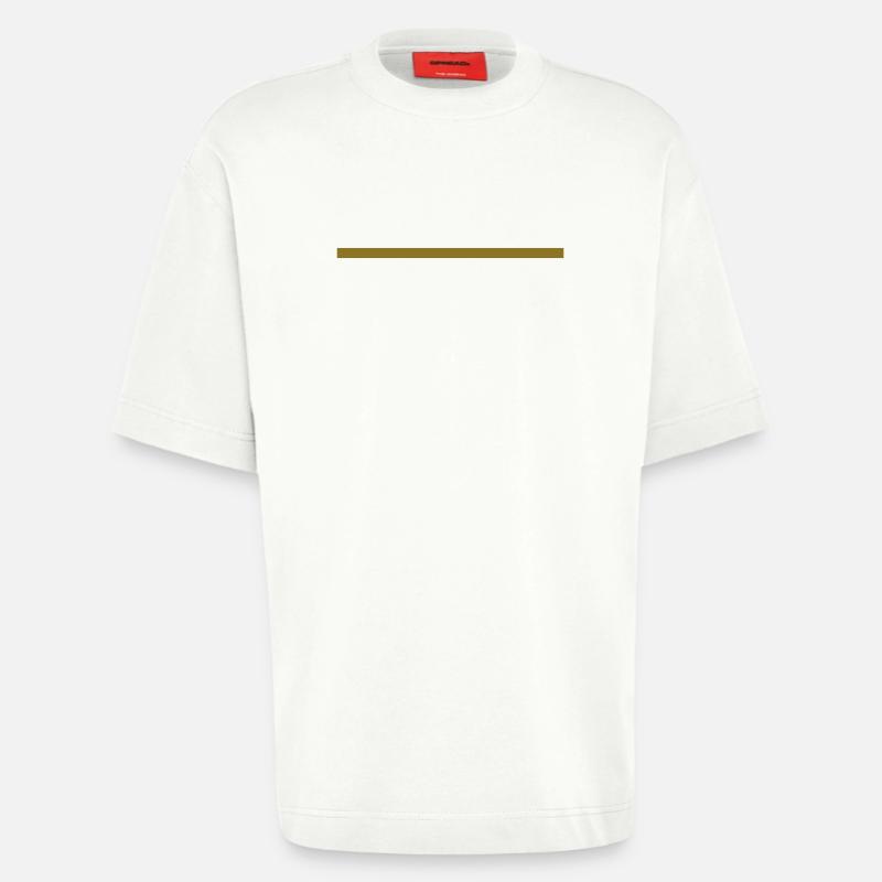 strich - Heavyweight T-Shirt - made by SPREAD - OFF WHITE