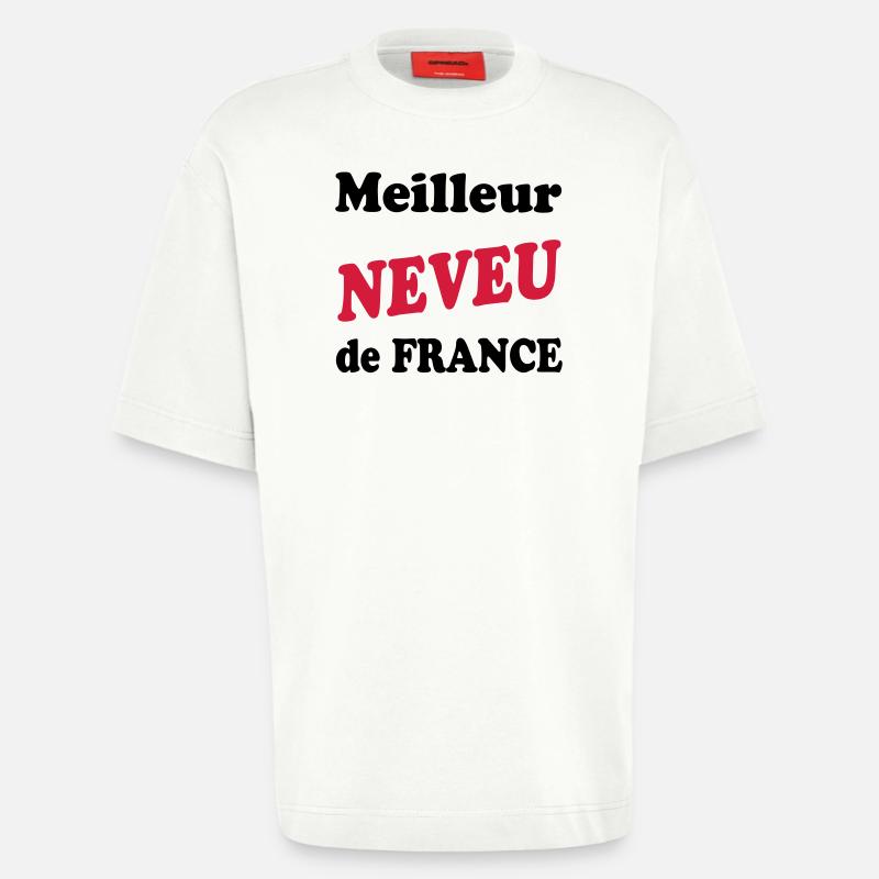 Bester Neffe Frankreichs - Heavyweight T-Shirt - made by SPREAD  - OFF WHITE