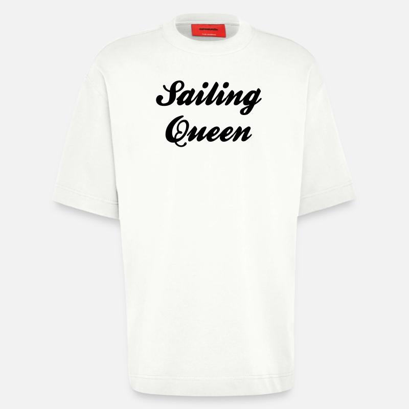 sailing queen - Heavyweight T-Shirt - made by SPREAD  - OFF WHITE