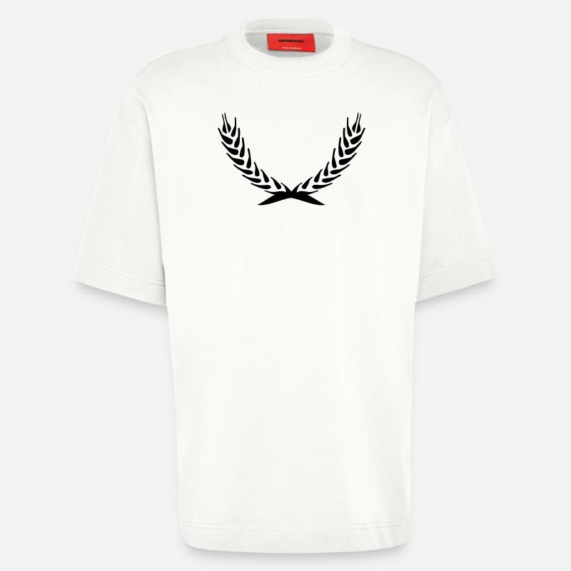 Ähren - Kranz - Heavyweight T-Shirt - made by SPREAD  - OFF WHITE