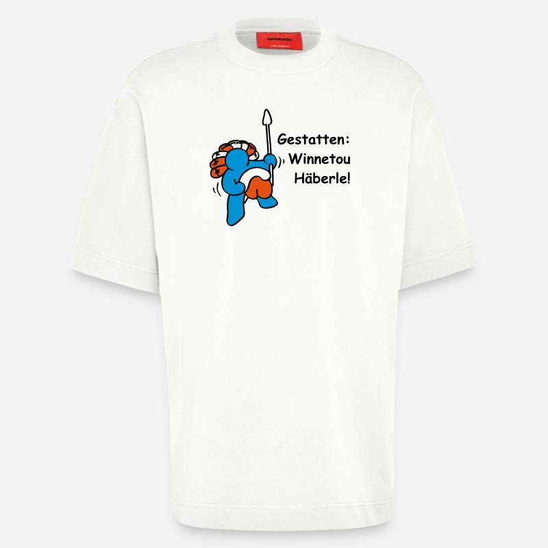 Winnetou Häberle - Heavyweight T-Shirt - made by SPREAD  - OFF WHITE