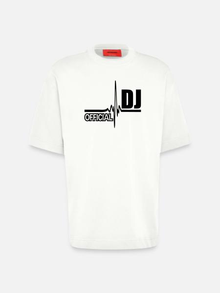 official dj - Heavyweight T-Shirt - made by SPREAD - OFF WHITE