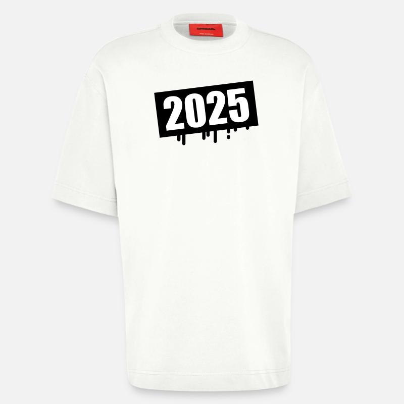 2025 year Klecks - Heavyweight T-Shirt - made by SPREAD  - OFF WHITE