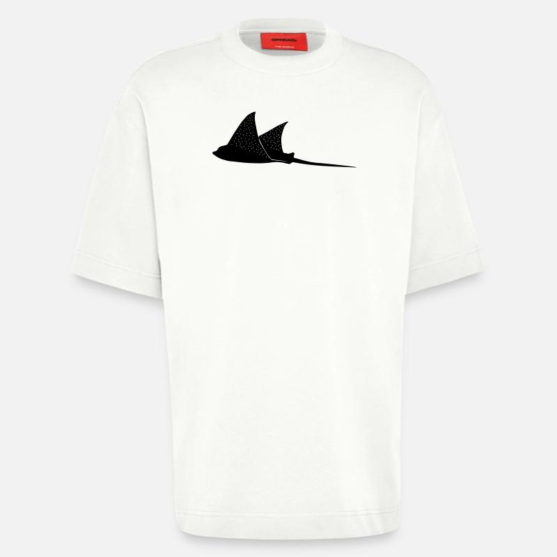 Adlerrochen im Modus Flug - Heavyweight T-Shirt - made by SPREAD  - OFF WHITE