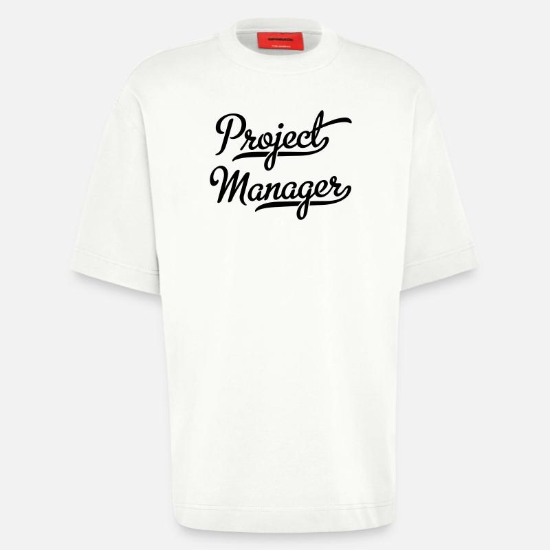 Projektleiter - Heavyweight T-Shirt - made by SPREAD  - OFF WHITE