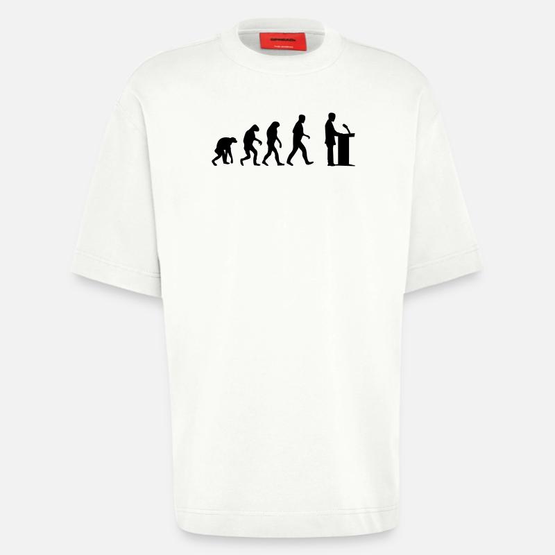 redner evolution - Heavyweight T-Shirt - made by SPREAD  - OFF WHITE