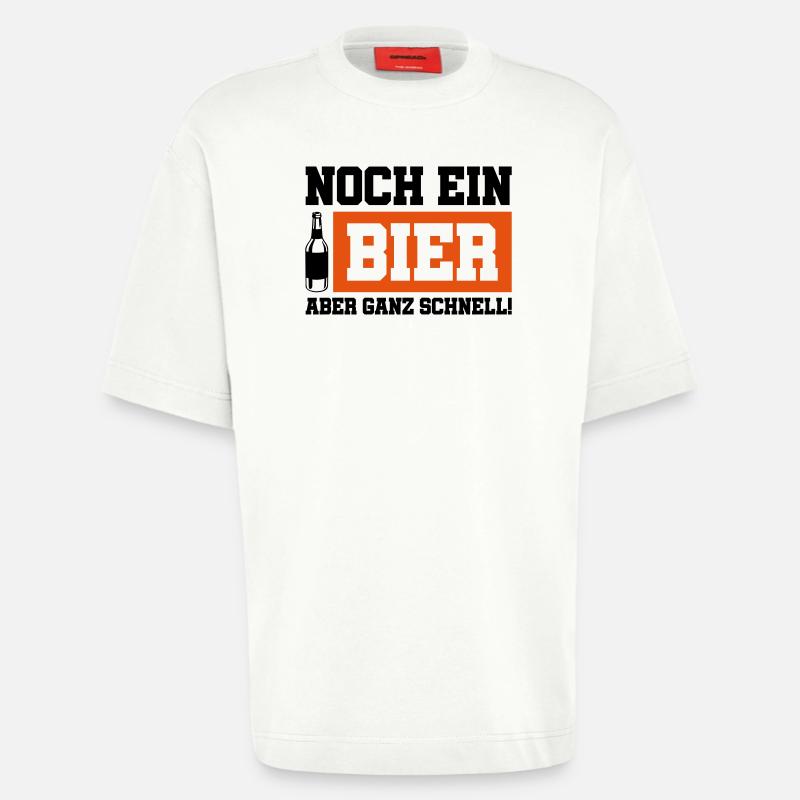 noch ein bier schnell - Heavyweight T-Shirt - made by SPREAD - OFF WHITE