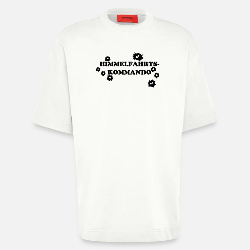 HIMMELFAHRTSKOMMANDO - Heavyweight T-Shirt - made by SPREAD  - OFF WHITE