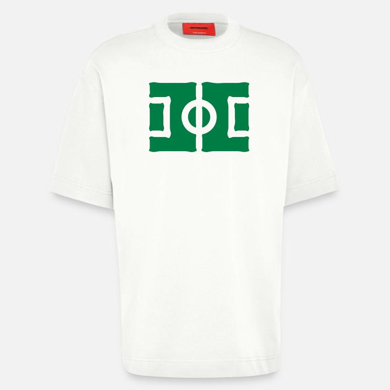 Fussballfeld - Heavyweight T-Shirt - made by SPREAD  - OFF WHITE