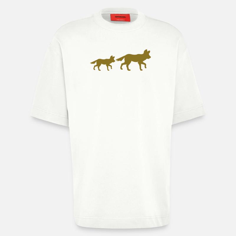 fuchs 2 - Heavyweight T-Shirt - made by SPREAD  - OFF WHITE