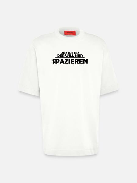 spazieren - Heavyweight T-Shirt - made by SPREAD - OFF WHITE