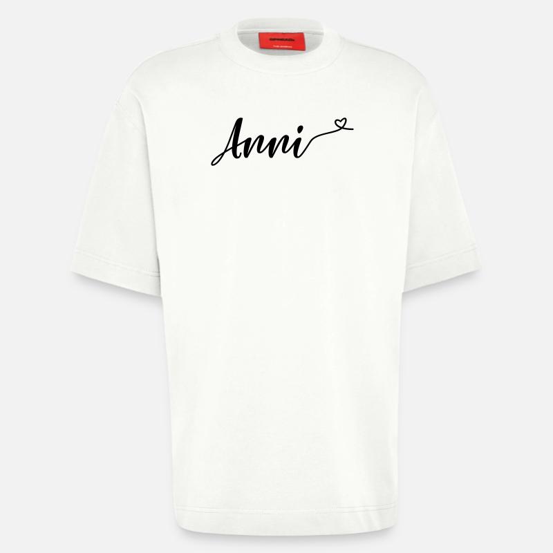 anni - Heavyweight T-Shirt - made by SPREAD - OFF WHITE