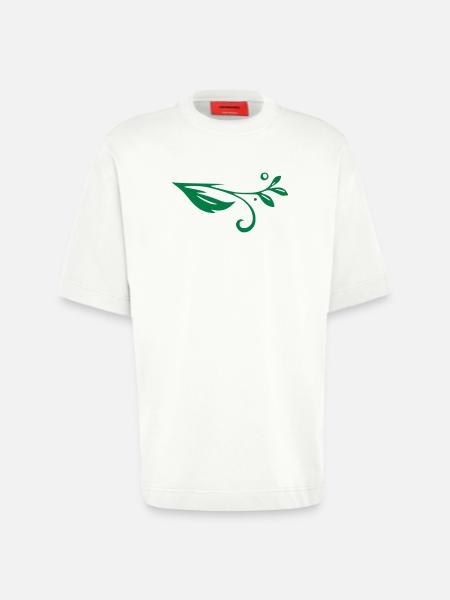 Schnörkel Ranke - Heavyweight T-Shirt - made by SPREAD  - OFF WHITE