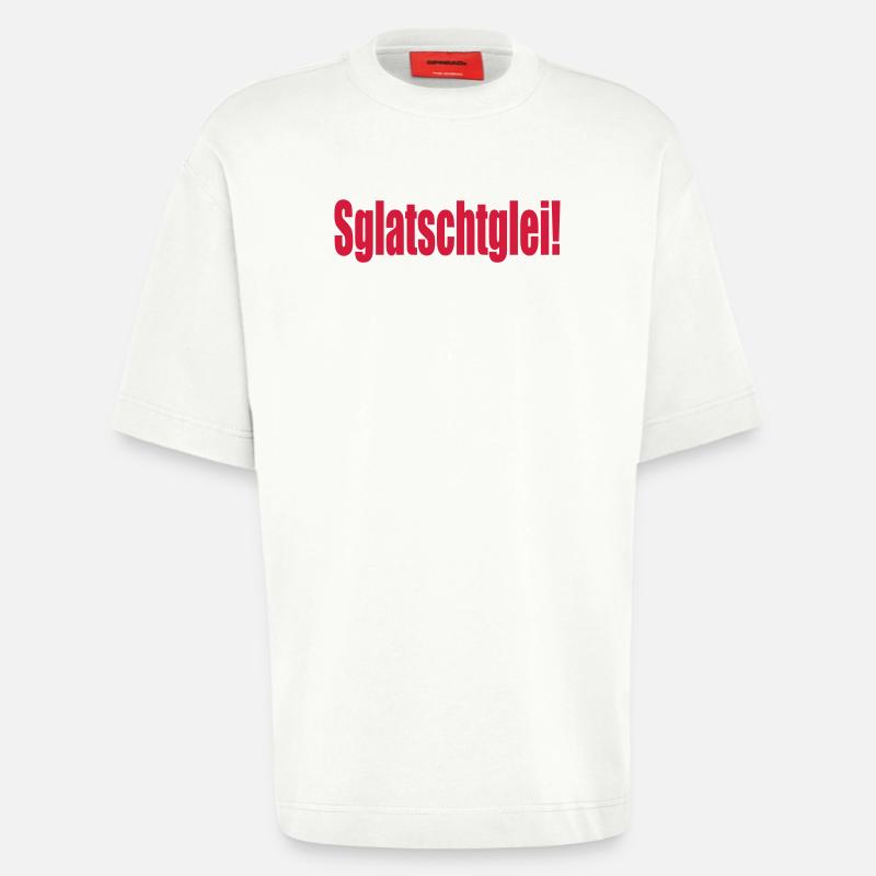sglatschtglei - Heavyweight T-Shirt - made by SPREAD - OFF WHITE