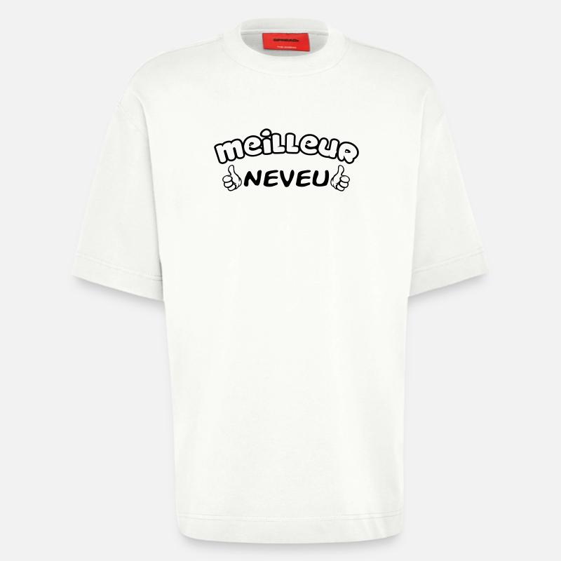 BESTER NEFFE - Heavyweight T-Shirt - made by SPREAD  - OFF WHITE