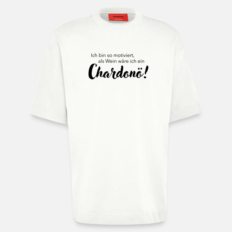 Ich bin ein Chardonö - Heavyweight T-Shirt - made by SPREAD  - OFF WHITE