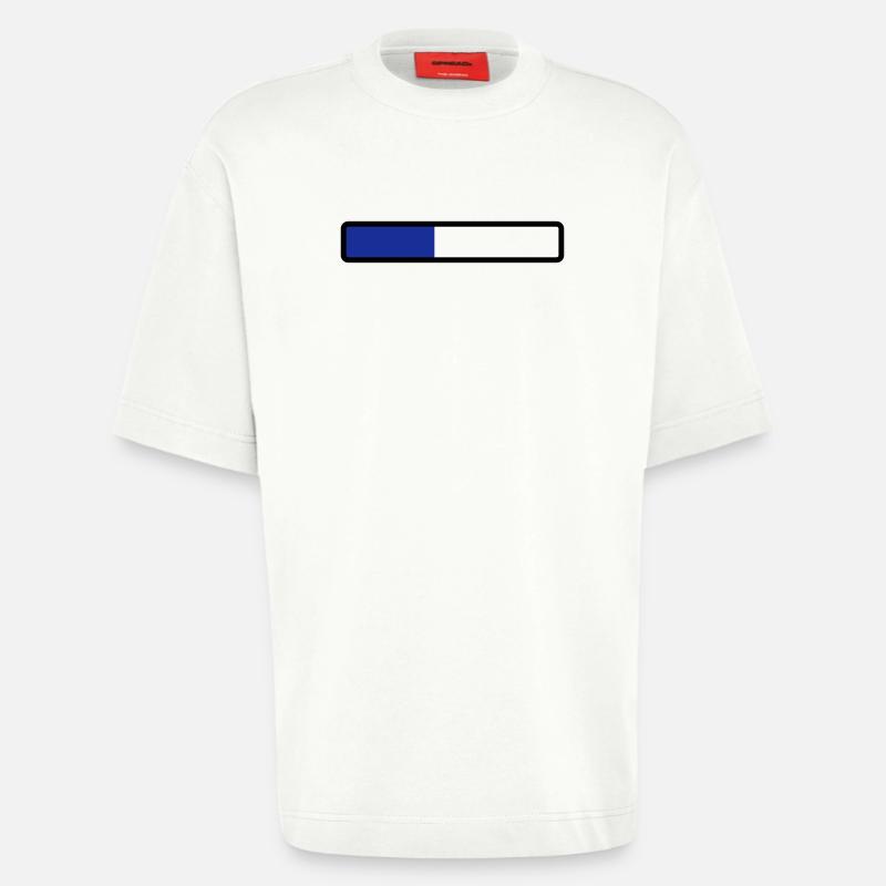 loading laden computer warten - Heavyweight T-Shirt - made by SPREAD  - OFF WHITE