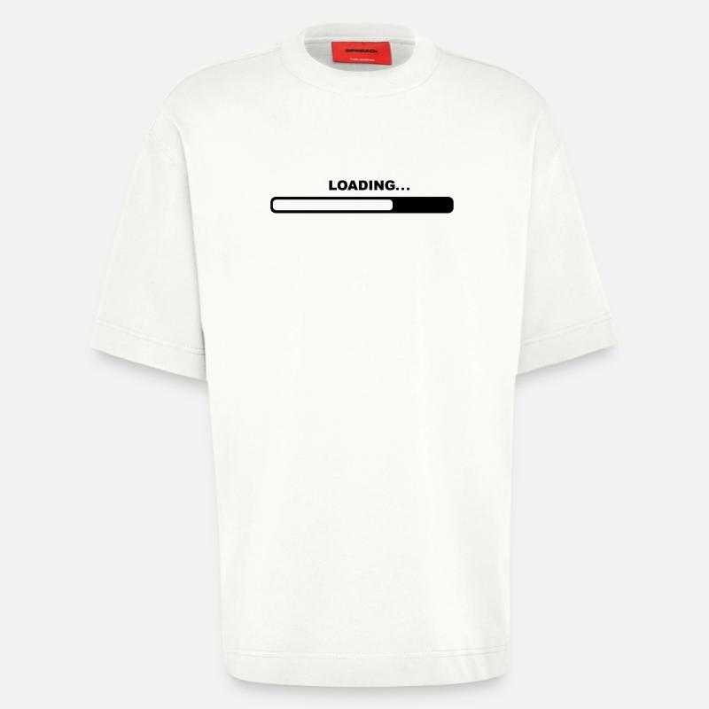 loading_f1 - Heavyweight T-Shirt - made by SPREAD  - OFF WHITE