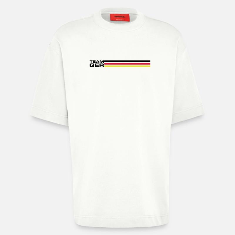 Team Germany - Heavyweight T-Shirt - made by SPREAD  - OFF WHITE