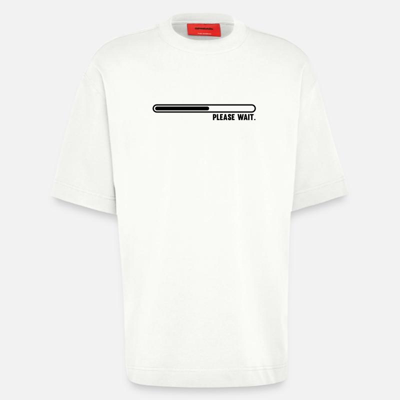 _loading_f1 - T-shirt bio épais oversize fabriqué en UE - OFF WHITE