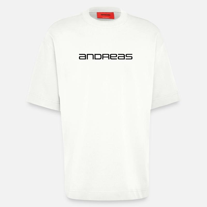 Andreas Geschenk - Heavyweight T-Shirt - made by SPREAD  - OFF WHITE
