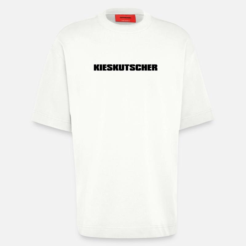 Kieskutscher, Kiesfahrer - Heavyweight T-Shirt - made by SPREAD  - OFF WHITE