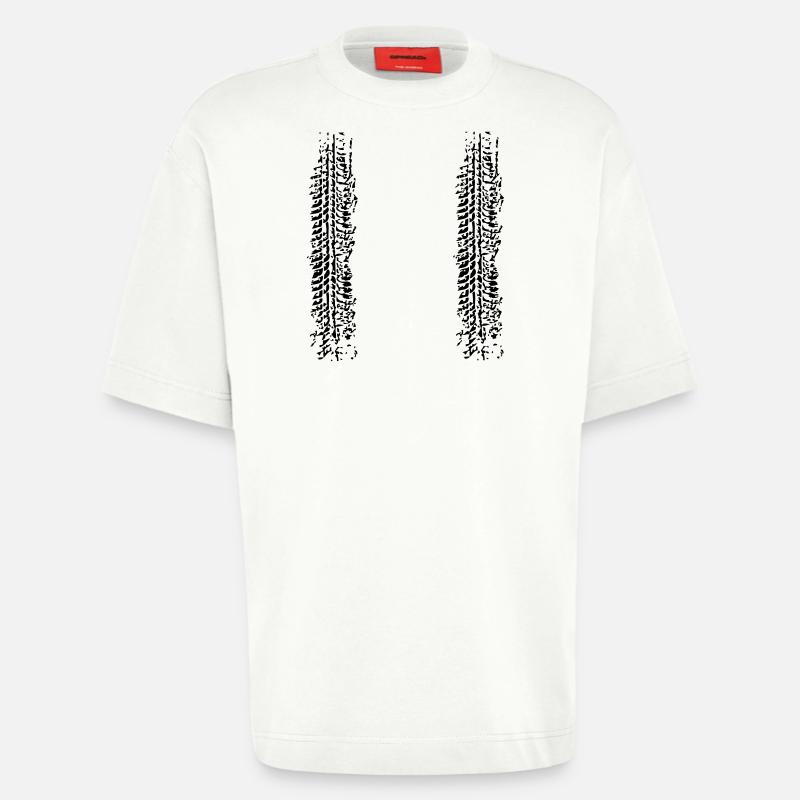 Reifen - Heavyweight T-Shirt - made by SPREAD  - OFF WHITE