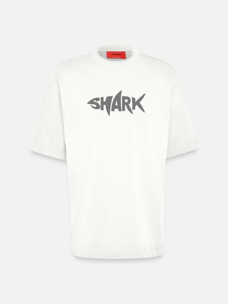 shark - Heavyweight T-Shirt - made by SPREAD - OFF WHITE